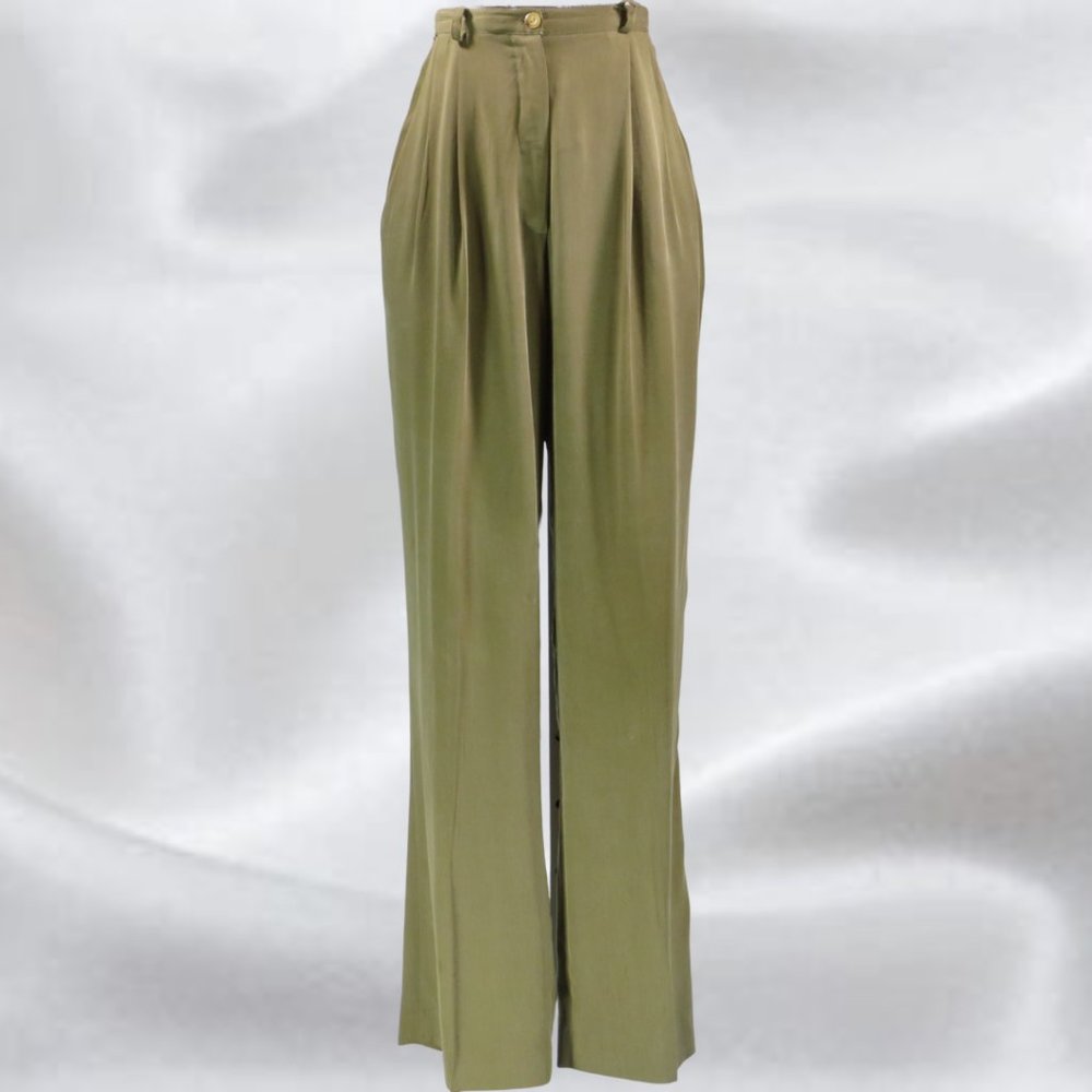 Made in Canada Olive Green Dress Pants in Size 8